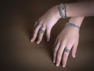 Mixing 70mm Silver Hoop