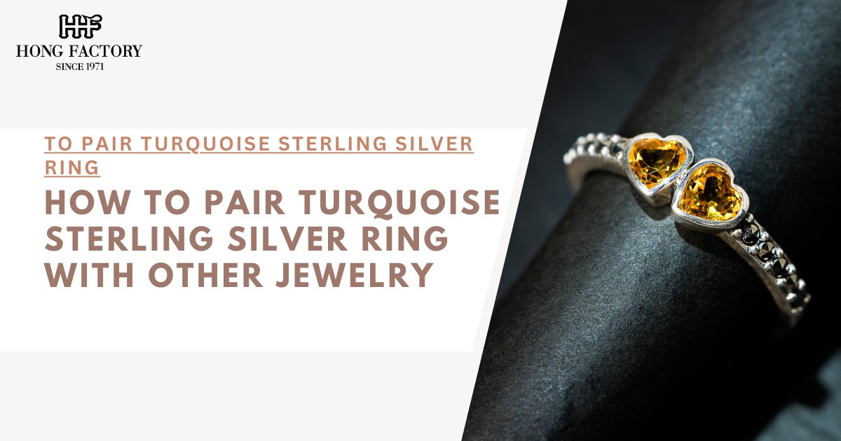 to Pair Turquoise Sterling Silver Ring