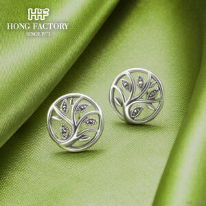 Sterling Silver Earring 8mm
